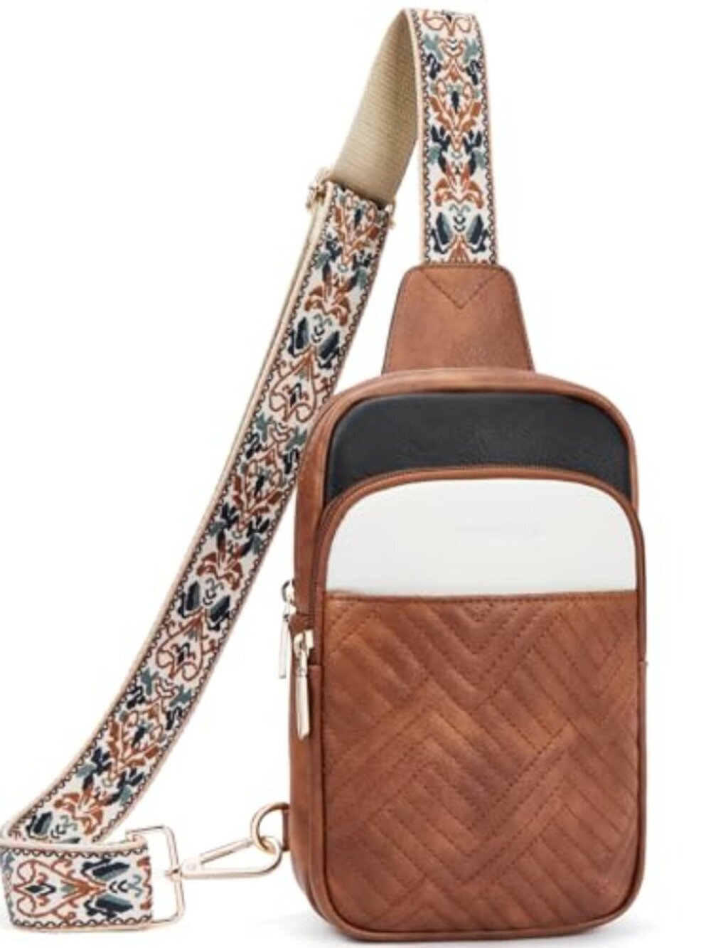 🆕 BOSTANTEN Sling Bag Quilted Crossbody Bags for Women Cross Body Purse Leather